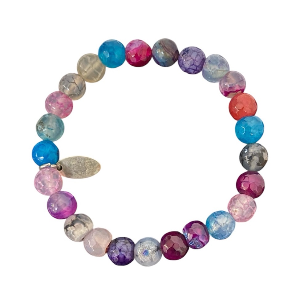 HELEN MARIE Multi Color Stone Bracelet Signed